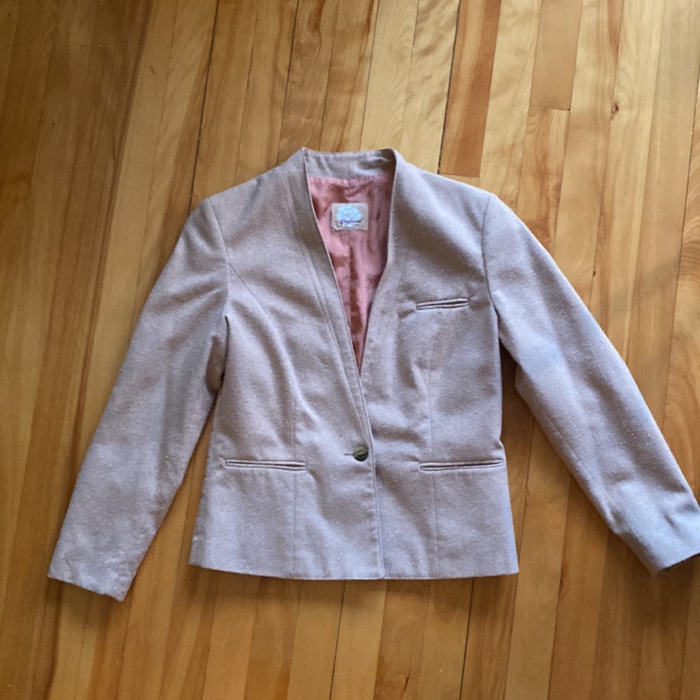 Vintage Made in Canada Dusty Rose Blazer